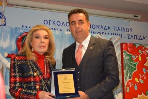 Το Ίδρυμα «ΕΛΠΙΔΑ» τίμησε τον Δήμαρχο Ναυπλιέων Δημήτρη Κωστούρο