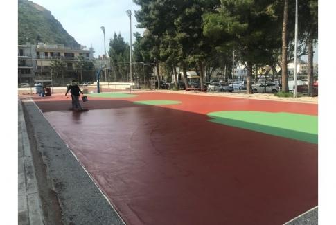 Ανακαίνιση των γηπέδων μπάσκετ, τέννις και handball στο Ναύπλιο